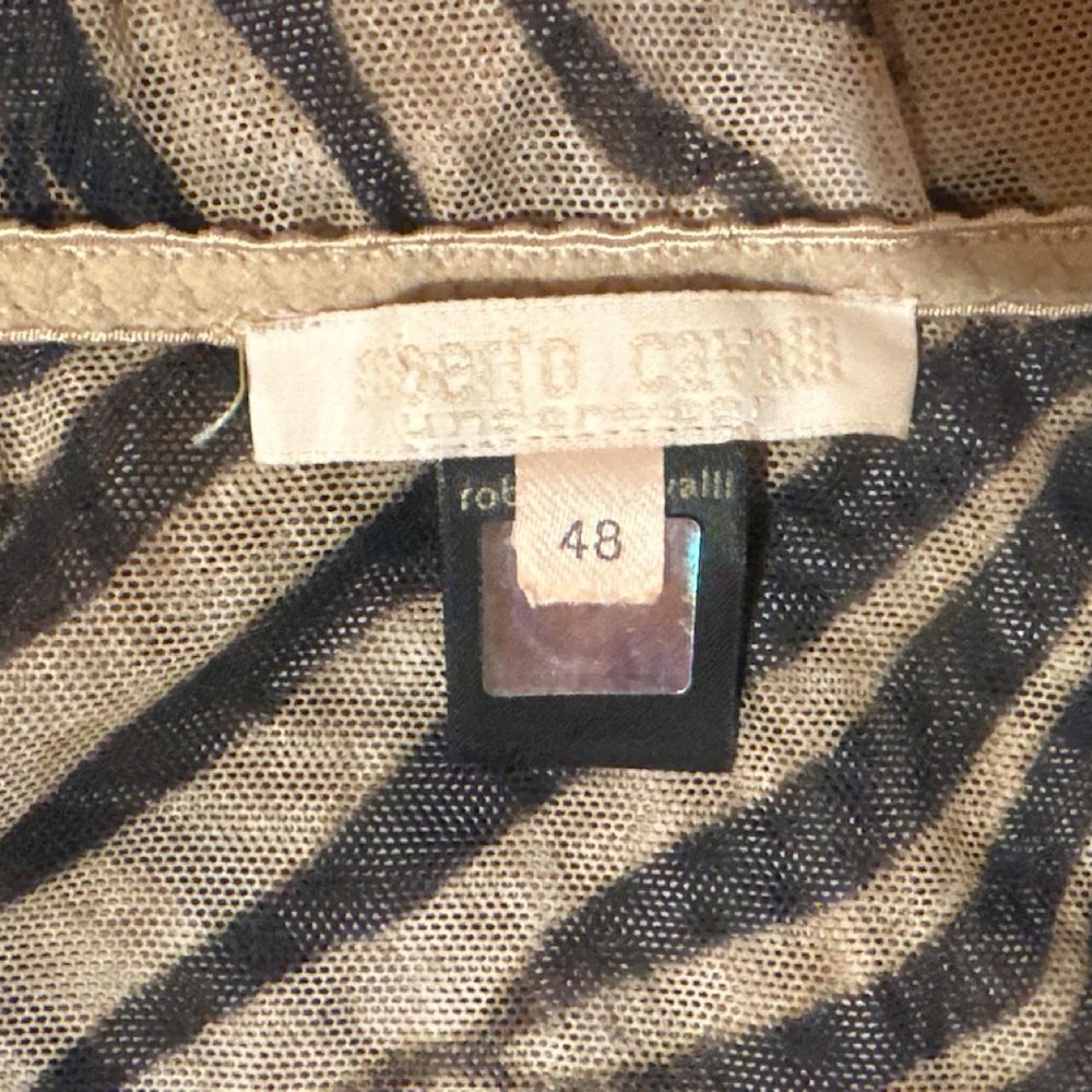 Cavalli Vintage Zebra Mesh Tank - Picture 4 of 5